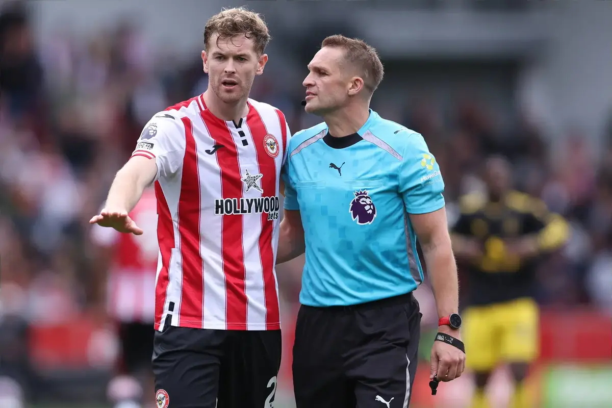 Man Utd handed Brentford red card verdict after Nathan Collins ...